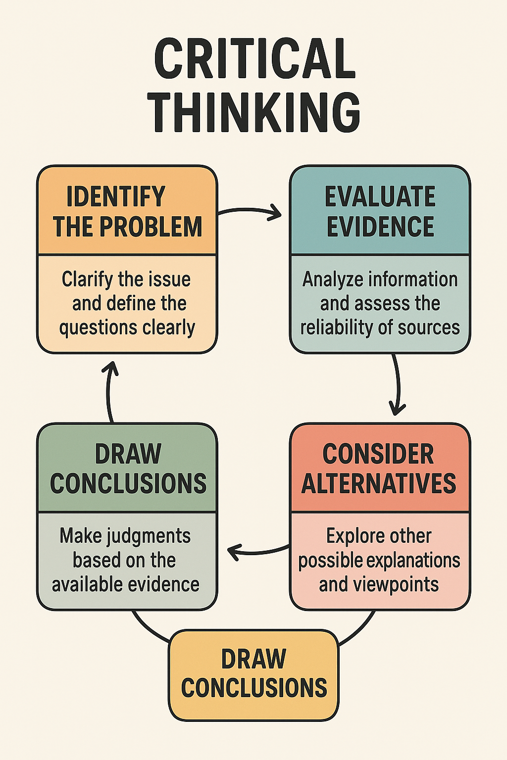 Critical thinking process