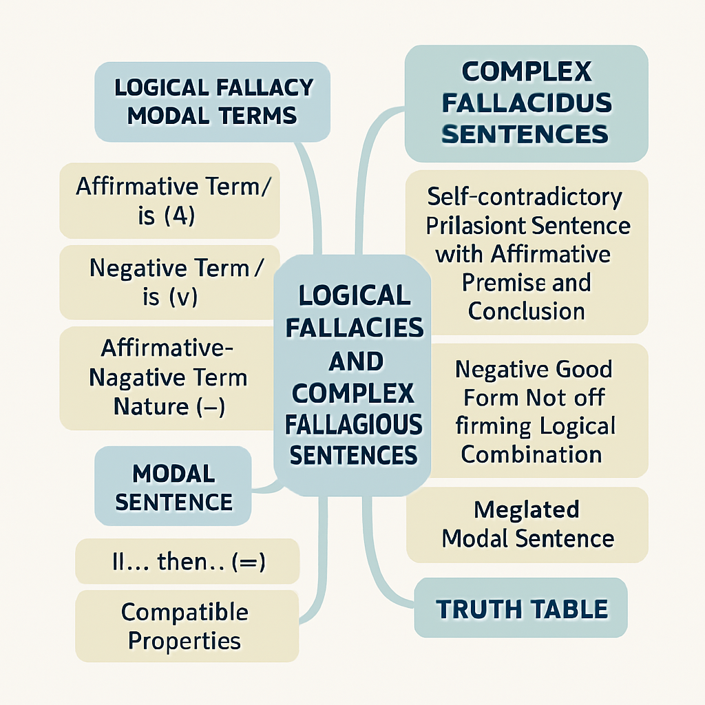 Logical connectives mind map