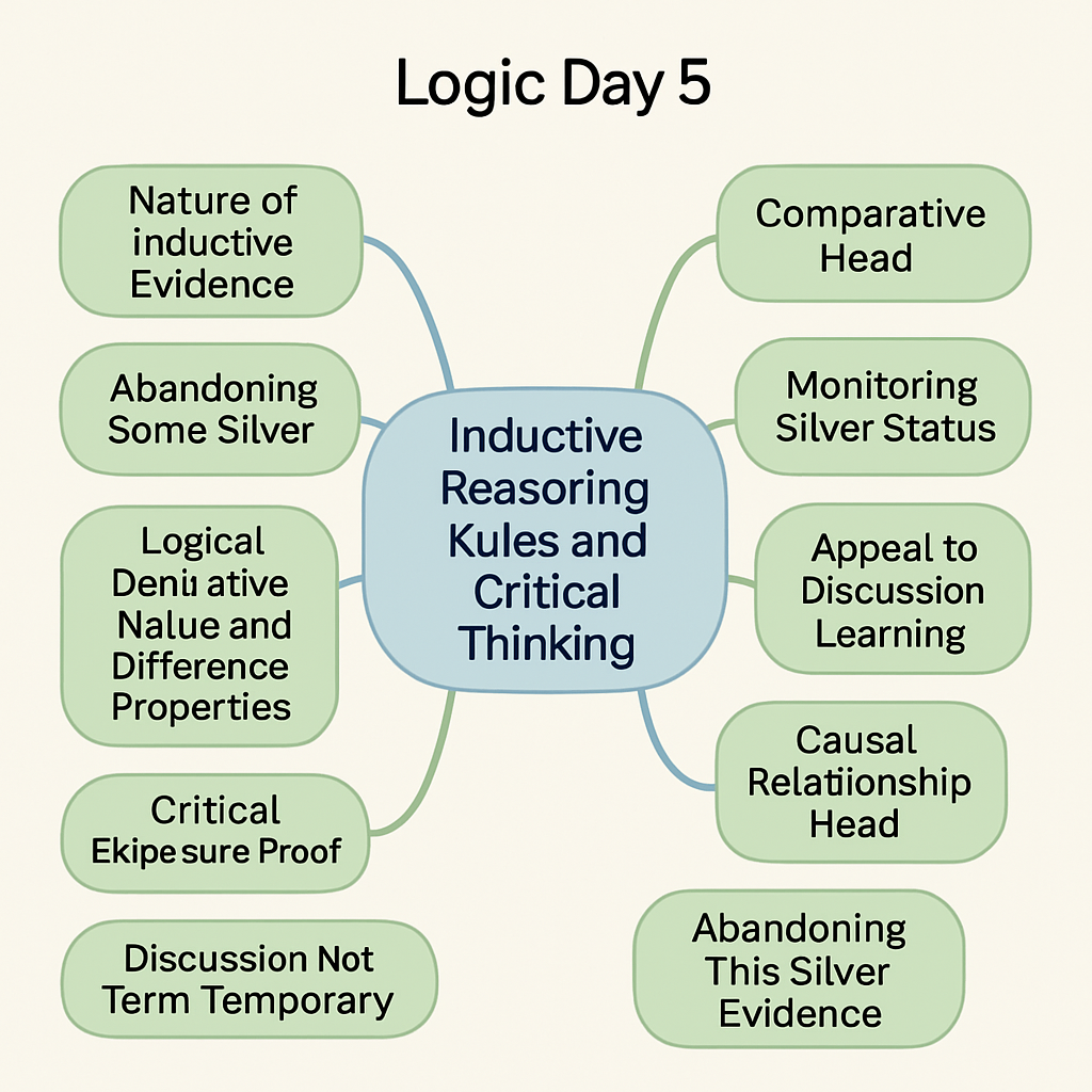 Inductive reasoning and critical thinking mind map